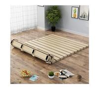 Tabla de cama plegable portátil, soporte de colchón de madera transpirable para conversión de sofá, protector de cintura con superficie suave