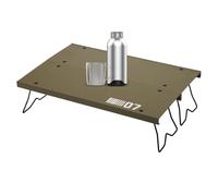 Tabla de Campamento Plegable: Marco de Aluminio liviano, Superficie de enrollamiento | Mesa de Campamento Plegable compacta para la Barbacoa de de Caminata de Picnic al Aire Libre, Mesa portátil