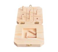 Tabla de clavijas de juguete, juego educativo de 9 agujeros - Panel de clavijas sensorial para reeducación - Para cumpleaños, aula, avión, camping, dormitorio, mujeres, hombres, adultos, familia