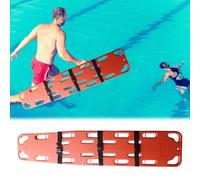 Tabla de columna vertebral de emergencia para inmovilización del paciente y transporte seguro, portátil con correas de seguridad, ideal para emergencias médicas