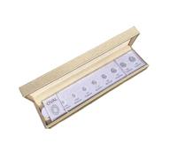 Tabla de comparación completa de piedras preciosas con diamantes de circonita cúbica resistentes, herramienta de fabricación de guía de quilates para joyeros, anillos y herramientas de referencia de