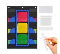 Tabla de comportamiento de luz de freno: tabla de seguimiento de conducción en clase, póster de ayuda visual de acción positiva | Guía de disciplina educativa con tarjetas indicadoras para rutina