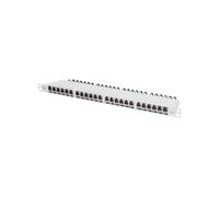Tabla de conexiones - Digitus Professional - RJ-45 X 24 - Gris claro RAL 7035 - 0.5U - Montable en rack