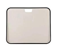 Tabla de cortar - 13,39 pulgadas de plástico PP, tabla de cortar multifuncional, base antideslizante y bordes elevados, tablas de preparar de doble cara con asa, tablas a prueba de fugas para carne,