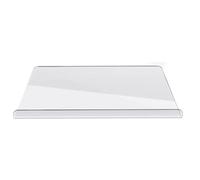 Tabla de cortar acrílica antideslizante transparente con borde para encimera de cocina, protector de encimera, hogar, restaurante, cocina