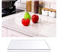 Tabla de Cortar Acrílica - Tabla de Cortar de Acrílico Transparente - 5 mm de Grosor de Tablas de Cocina - Tabla Cocina Antideslizante para Cortar Frutas, Pan, Carne, Verduras, etc. - 40x30CM