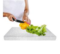 Tabla de cortar acrílico, tabla de cortar de apoyo transparente, tabla de cocina transparente protector para encimera de cocina, protector de encimera con borde para verduras, uso restauran