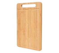 Tabla de cortar, bandeja de servir de 30,5 x 20 x 1,2 cm, plato de cocina de madera maciza, tabla de carnicero reversible con textura pulida, losa de madera gruesa para pan, queso, preparación de