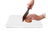 Tabla De Cortar Clara,Accesorio de Acrílico Transparente Anti-deslizante con Borde de Encimera - Tablas De Cortar Para Cocina | Para Alimentos Crudos, Cocidos, Pan, Sushi, Hogar Y Restaurante