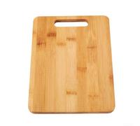 Tabla de cortar clásica de madera para tareas rutinarias de preparación de alimentos, incluyendo cortar dados y chapado en cualquier entorno (rectangular)