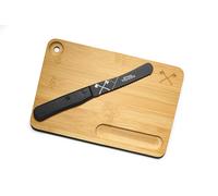 Tabla de cortar con cuchillo. 2en1 Timbersports Edition