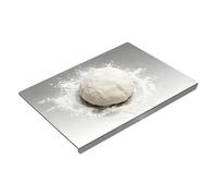 Tabla de cortar de acero inoxidable, apta para lavavajillas, antideslizante, tabla de cortar de metal, para alimentos, carne, pan, pastelería, mostrador de preparación de comidas, restaurante