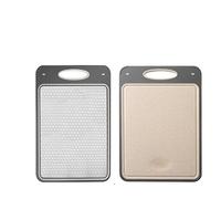 Tabla de cortar de acero inoxidable de doble cara para cocina, de grado alimenticio, pequeña, fácil de limpiar, natural, 1,27 x 40 cm y versátil esencial para la cocina