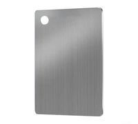 Tabla de cortar de acero inoxidable para la cocina del hogar, resistente a la humedad, fácil de limpiar, apta para alimentos, 1 pieza (34 x 23)