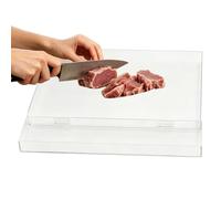 Tabla de Cortar de Acrílico Transparente,Bandeja Antideslizante De Picar Con Para Encimera | Tabla Acrílica De Cortar Carne - Para Carne Queso Pan Pastelería Sushi Carnicería Cocina Casera Aire Libre