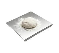 Tabla de cortar de cocina de acero inoxidable, apta para lavavajillas, tabla de cortar de metal, para pan de verduras, pastelería, amasar, preparación de comidas, hogar, restaurante, catering