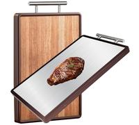 Tabla de Cortar de Doble Cara, Resistente al Moho y a Los Olores, Duradera y Resistente a Los Cortes, Tabla de Cortar, Con un Asa para Colgarla Fácilmente, Adecuada para Carne y Verduras