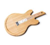 Tabla de cortar de madera de bambú para pan y embutidos en forma de guitarra eléctrica diaboleto. Esta tabla de cortar es completamente de bambú 100% natural.