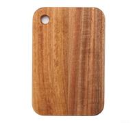 Tabla de cortar de madera de nogal natural para camping, picnic y barbacoa, tabla de cortar portátil y ligera para agujero colgante, bordes redondeados, se adapta a loncheras de 1,2 L/800 ml (18 x 12