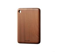 Tabla de cortar de madera de sándalo, bloque de cortar grueso para cocina, suave para frutas, verduras, carne, elegante bandeja para servir, 20 x 30 cm (20 x 30 x 2,5 cm)