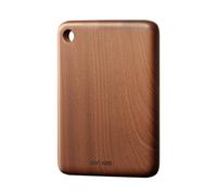 Tabla de cortar de madera de sándalo para cocina, 20 x 30 x 2,5 cm, bloque de cortar para frutas y verduras, plato de servir para embutidos