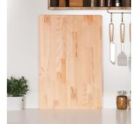 Tabla De Cortar De Madera Maciza De Haya, Con Superficie Resistente Para Preparación De Alimentos, Tabla De Cortar, Tablas Cortar Cocina, Apta Para Cocinas Y Aperitivos, Color Natural, 60x40x4 cm