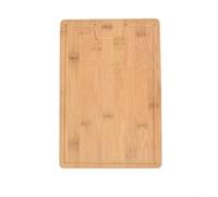 Tabla de cortar de madera para el hogar, cocina, tallar, rebanar y servir con acabado de grano natural y diseño de doble propósito (F)