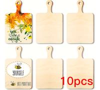Tabla de Cortar de Madera para Mesa de Comedor DIY Mini con Mango, Tabla de Cortar de Madera para San Valentín, Tabla Decorativa de Cocina para Navidad de Estilo