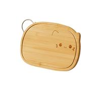 Tabla de cortar de madera - Tabla de cortar carne con mango | Accesorios de cocina con y ambos lados utilizable para gastronomía, camping, panadería, pan, picnic