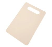 Tabla de cortar de plástico antideslizante, bloque de corte de alimentos, herramienta de estera, accesorios de cocina (beige, talla única)