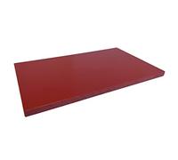 Tabla de cortar de plástico Gastro GN 600 x 400 x 20 mm, polietileno/polipropileno PP, tabla de cortar de plástico grande (rojo 600 x 400 x 20)