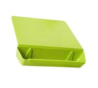 Tabla de cortar de preparación de cocina con bandeja, tabla de cortar de PP desmontable 2 en 1 con base estable para transferencia de alimentos más limpia, encimera de cocina