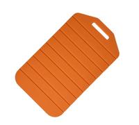 Tabla de cortar de silicona, 5,55 x 9,53 pulgadas, alfombrilla flexible de doble cara para facilitar el corte, ahorro de espacio con agarre no deslizante, tabla de cocina para tiendas de dormitorios