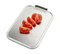 Tabla de cortar de titanio, doble cara, tabla de cortar de cocina, alfombrilla antideslizante, ayudante de cocina para carne, pan, embutidos, preparación de comidas, para casa y encimera