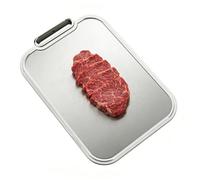 Tabla de Cortar de Titanio para Cocina - Reversible,para Carne, Filetes, Charcutería, Fruta y Verdura, Preparación de Alimentos,Utensilio para Preparar Carne, Pan, Charcutería, Fruta, Verdura, Comida