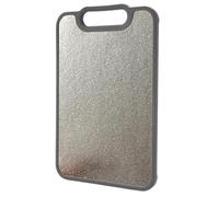 Tabla de cortar de titanio puro | 39 x 26 cm tabla de camping para alimentos | Utensilios de cocina para pan sushi pastelería embutidos carnicería | Ideal para uso intensivo