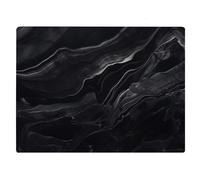 Tabla de cortar de vidrio para cocina de mrmol negro, regalo decorativo ocenico, piedra de granito jaspeado, regalo para mam y esposa (mrmol