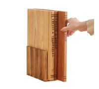 Tabla de Cortar en Forma de Libro - 3 Piezas de Gadgets Decorativos con Forma de Libro,Tabla de Madera para Cortar | para Verduras Carnes Pan Pastelería Sushi Carnicería Hogar Exterior