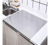 Tabla de cortar extragrande de acero inoxidable, resistente para carne, verduras, pan, alfombrilla de corte duradera para cocina/pastelería