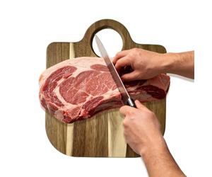 Tabla de Cortar,Forma Decorativa de Bolso Antideslizante | Tabla de Madera para Queso | para Parrilla en Hogar, Restaurante, Carne, Verdura, Fruta, Charcutería, Preparación de Comidas Cocina