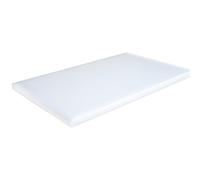 Tabla de cortar Gastro de plástico PP - Tabla de cortar profesional higiénica en diferentes colores y tamaños (500 x 300 x 20 mm y 600 x 400 x 20 mm) HACCP Tabla de cocina (blanco, 600 x 400)
