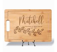 Tabla de cortar grabada con 11 opciones personalizadas, regalo pensado para parejas, padres o abuelos, perfecta para cualquier ocasión