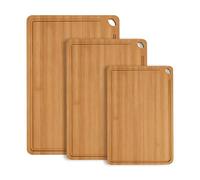 Tabla de cortar - Juego de piezas, ambos lados con alfombrillas de cortar, tablas de cocina para carne y pan, hogar, restaurante, camping, cocina de apartamento, antideslizante y fácil de
