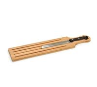 Tabla de cortar pan de bambu con asa y cuchillo para cocina sol nacido