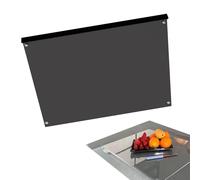 Tabla de cortar para encimeras de acrílico, disco de corte acrílico para la cocina, tabla de cortar alimentos con labios, protector sin encimera antideslizante, herramienta de cocina, suministro de