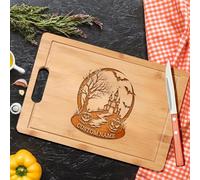 Tabla de cortar personalizada con nombre, tabla de embutidos y quesos personalizada, regalo de cocina de Halloween para familiares, padres, amigos o parejas