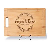 Tabla de cortar personalizada, regalo de lista de boda 2025, Navidad personalizada, boda, regalo para parejas, letrero personalizado para aniversario, regalos de inauguración de la casa para mujeres y