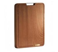 Tabla de cortar rectangular de sándalo para cortar alimentos y servir adecuada para cocina y comedor (36 x 24 cm)