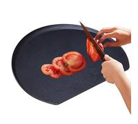 Tabla De Cortar - Superficie De Corte Semicircular De Doble Cara Para Cocina | Tablero De Preparación De Alimentos Para Uso En Carne Y Verduras, Hogar, Comedor, Dormitorio, Apartamento, Restaurante, U