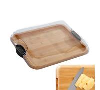 Tabla de cortar - tabla de cortar | Bandeja de queso | de comida de doble cara duradera | Herramientas de gadgets de la cocina portátil reversible Accesorios de preparación de alimentos para ens